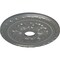 Ekena Millwork Palmetto Ceiling Medallion (Fits Canopies up to 5"), 20 7/8"OD x 3 5/8"ID x 1 5/8"P, Silver CM20PMSLS - alternate 4